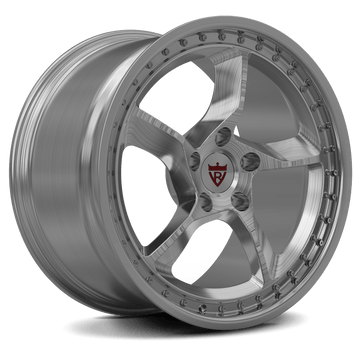 Custom forged monoblock wheel RV-MF01, 5 spoke design, made from aerospace-grade aluminum for high-performance vehicles.